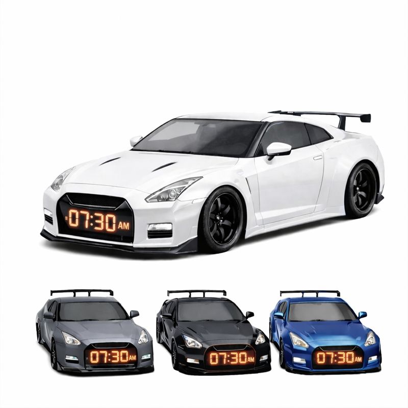 Hypercar Alarm Clock - Realistic Engine and Light Effects